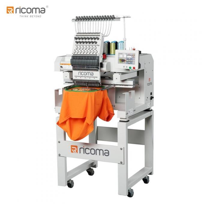 Máquina portátil MT-1201/MT-1501 del bordado de la sola cabeza de RICOMA